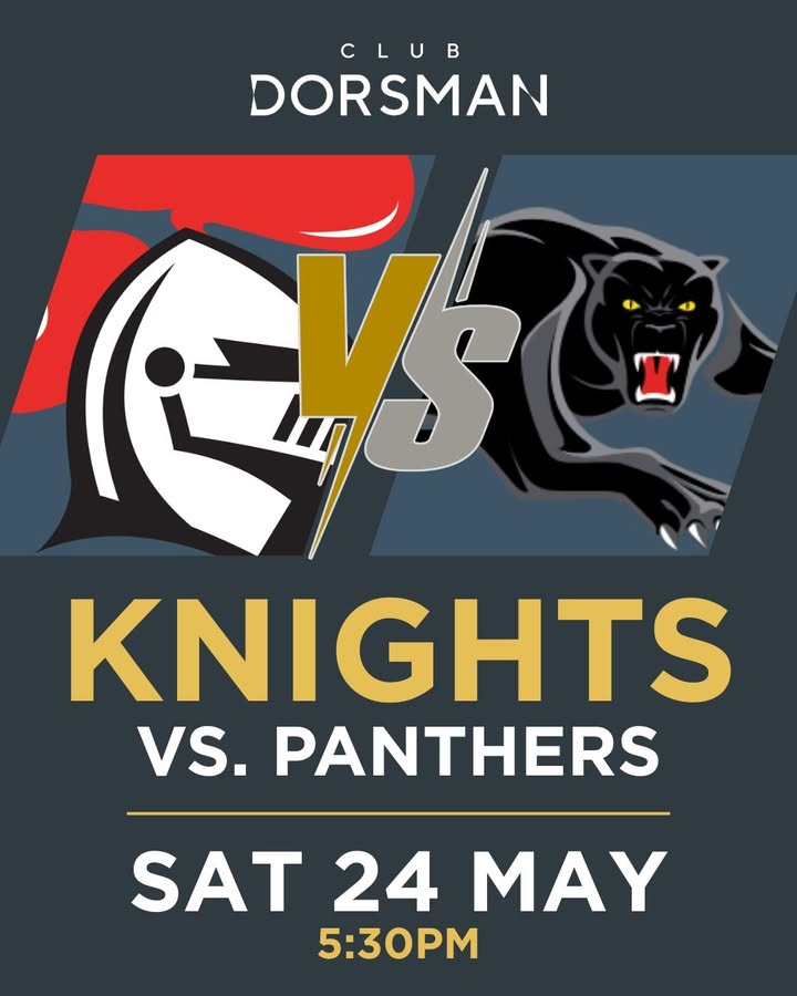 Featured image for “Live NRL Showdown: Knights vs Panthers at Club Dorsman”