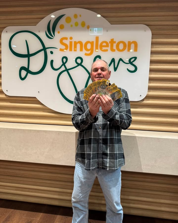Featured image for “$5,000 Cash Winners: Club Draw at Singleton Diggers”