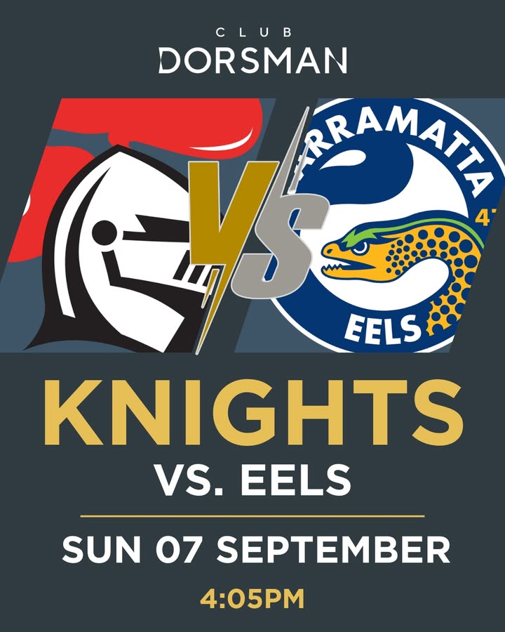 Featured image for “Eels vs Knights Live & Loud: Sunday Footy Atmosphere at Club Dorsman”