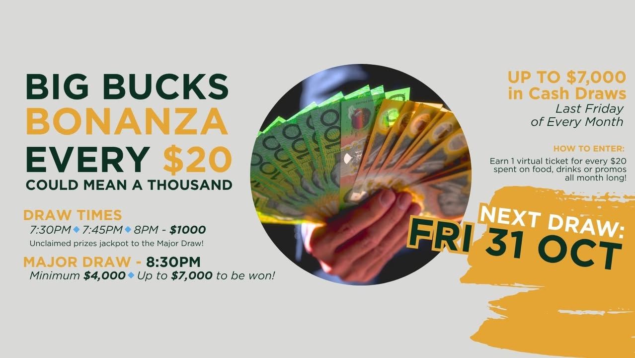 Featured image for “Big Bucks Bonanza: Win $7K at Singleton Diggers & Club Dorsman”