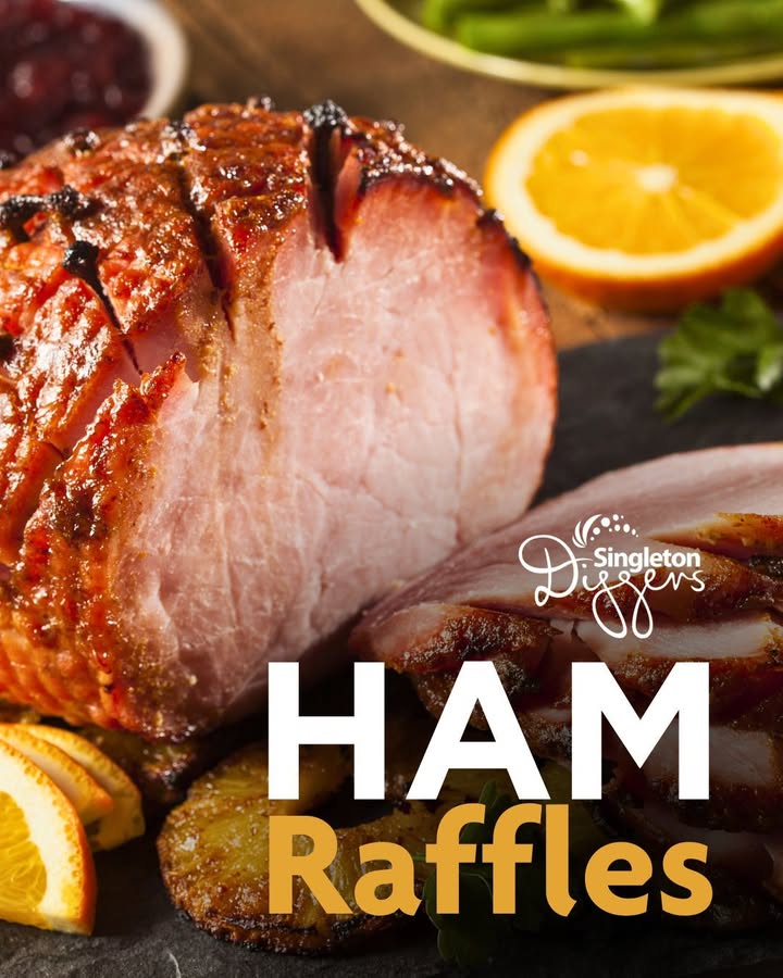 Featured image for “Monday Ham Raffles: Win Half Hams at Singleton Diggers”