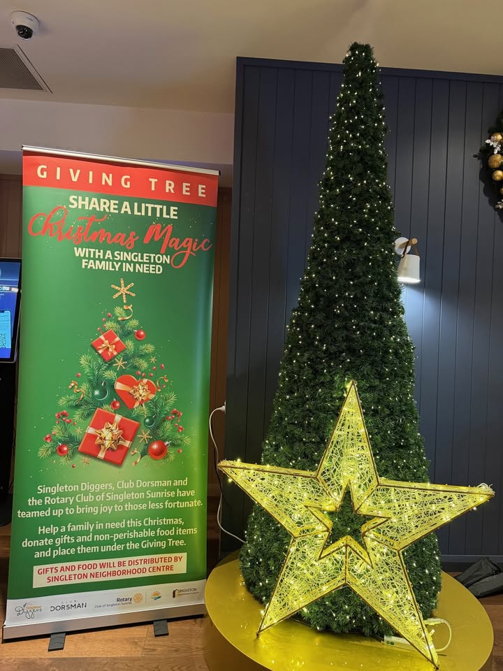 Featured image for “Spread Christmas Cheer: Donate to Singleton Diggers Giving Tree”