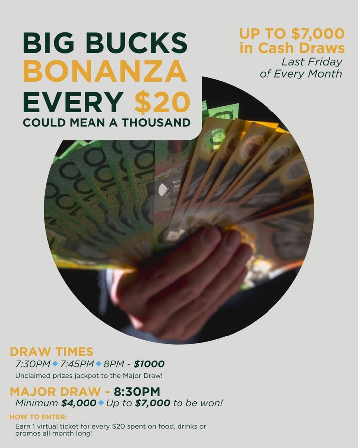 Featured image for “Big Buck Bonanza: $7,000 Cash Giveaway at Club Dorsman”
