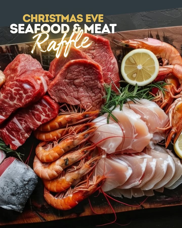 Featured image for “Christmas Eve Meat & Seafood Raffle: Win Festive Prizes at Club Dorsman”