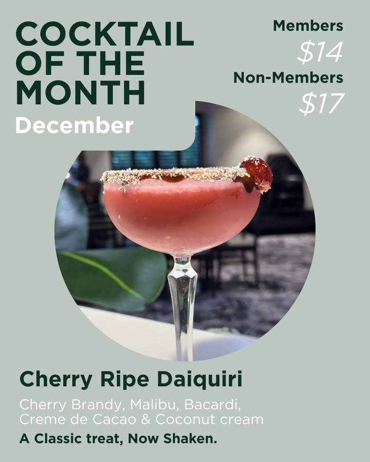 Featured image for “Cherry Ripe Daiquiri: Cocktail of the Month at Singleton Diggers”