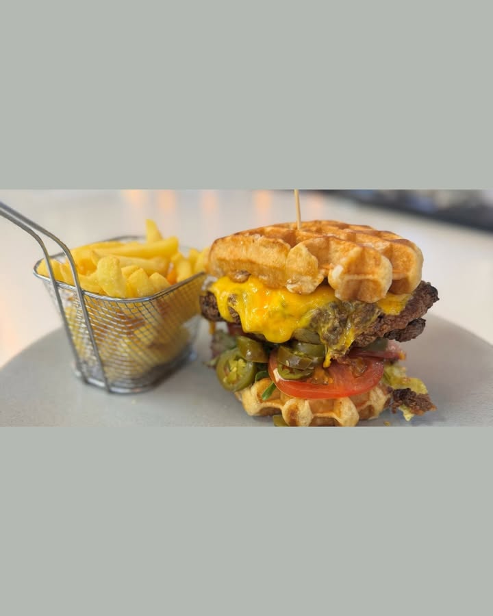 Featured image for “January’s Aussie Summer Waffle Burger at Singleton Diggers”