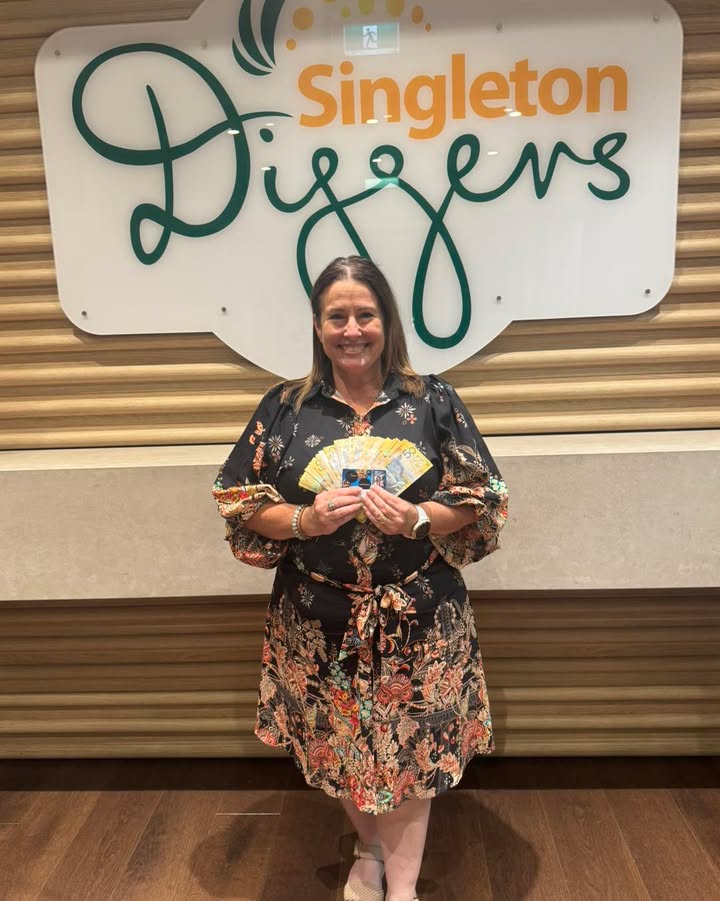 Featured image for “Leanne Wins $7,000 at Singleton Diggers”