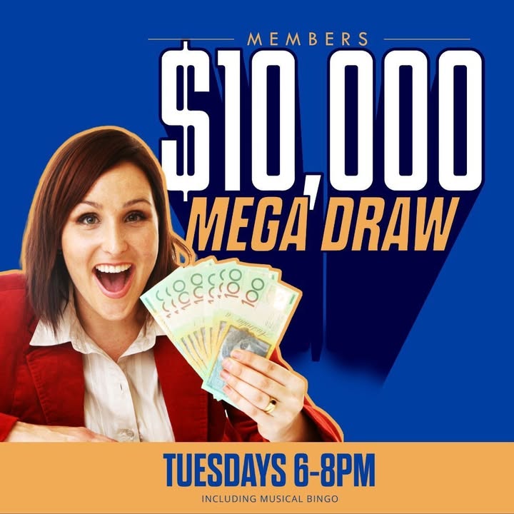 Featured image for “Mega Members Draw Tonight at Singleton Diggers”