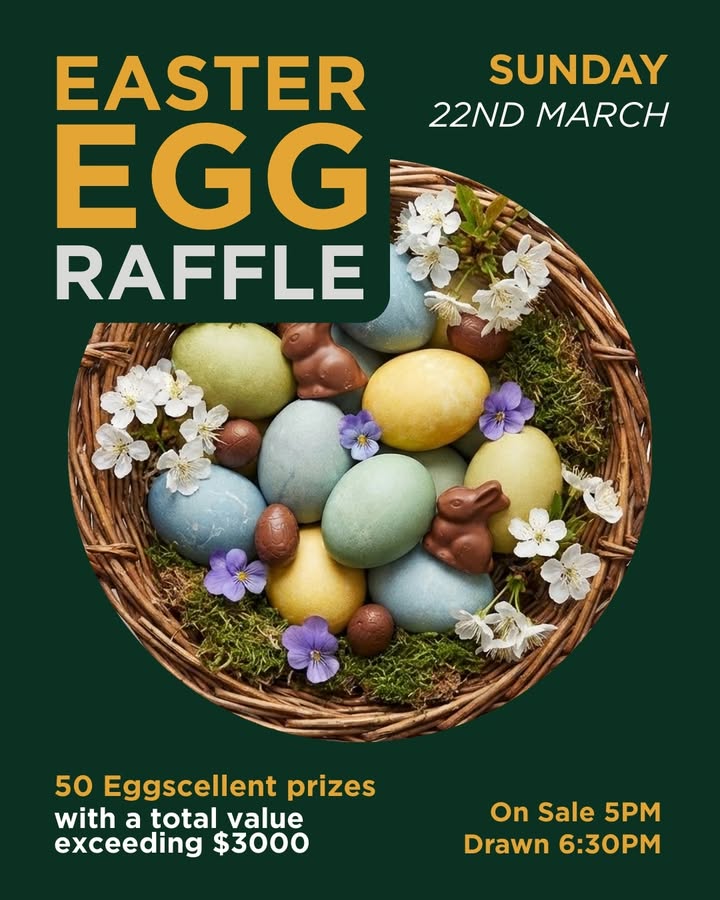 Featured image for “Easter Egg Raffle at Singleton Diggers”