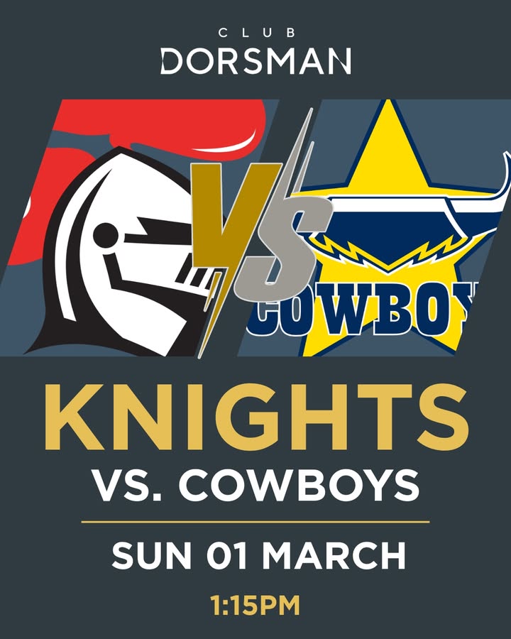 Featured image for “Knights vs Cowboys at Club Dorsman”