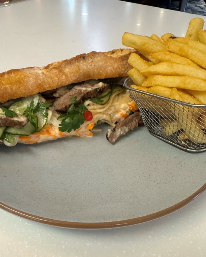 Featured image for “April Burger of the Month: Saigon Steak Baguette at Singleton Diggers”