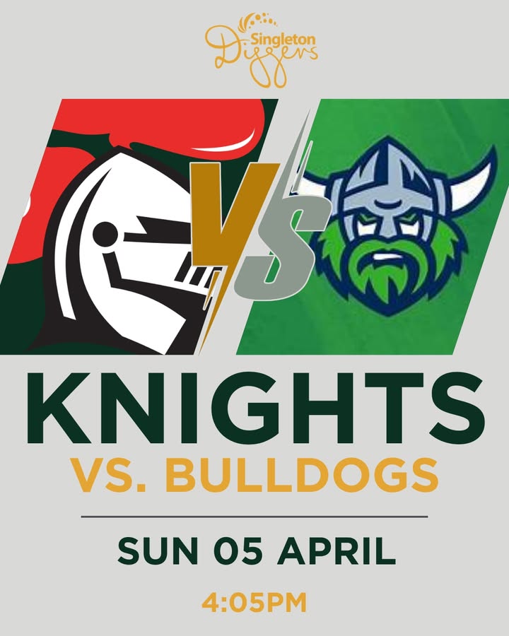 Featured image for “Watch Knights vs Bulldogs Live at Singleton Diggers”