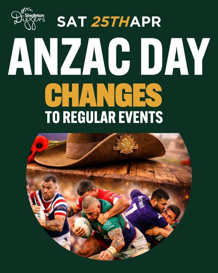 Featured image for “ANZAC Day 2025 at Singleton Diggers”