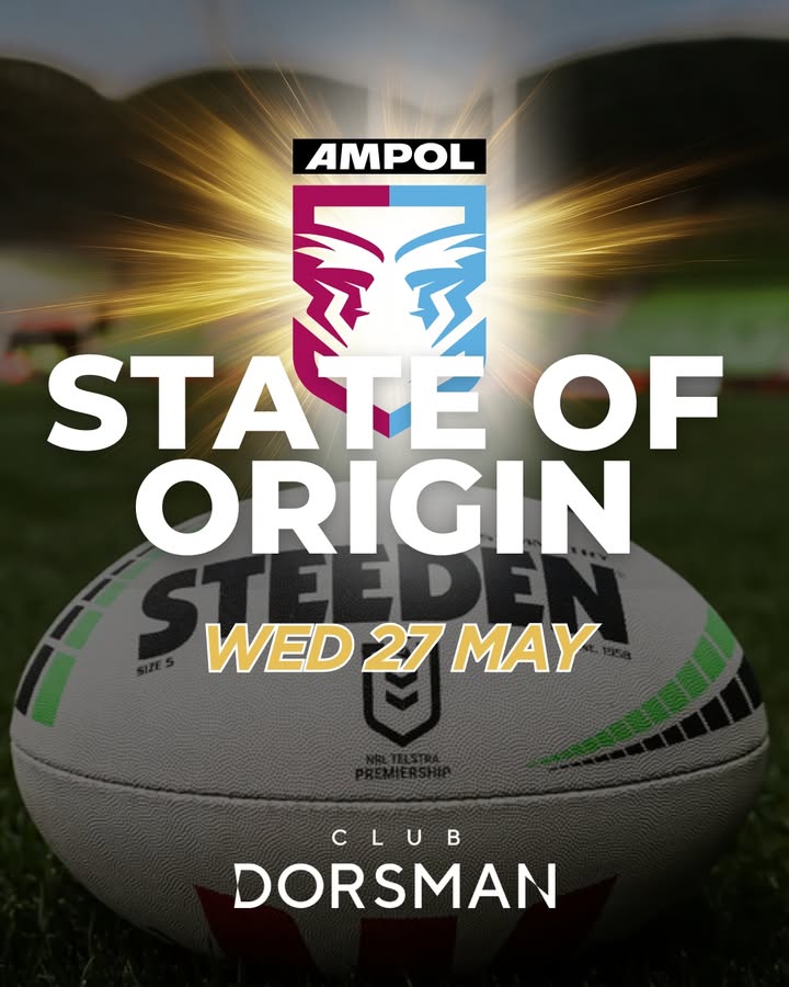 Featured image for “State of Origin at Club Dorsman”