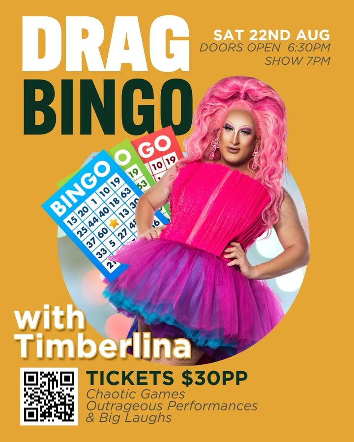 Featured image for “Drag Bingo with Timberlina at Singleton Diggers”