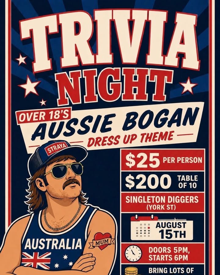 Featured image for “King Street Public School Trivia Night at Singleton Diggers”