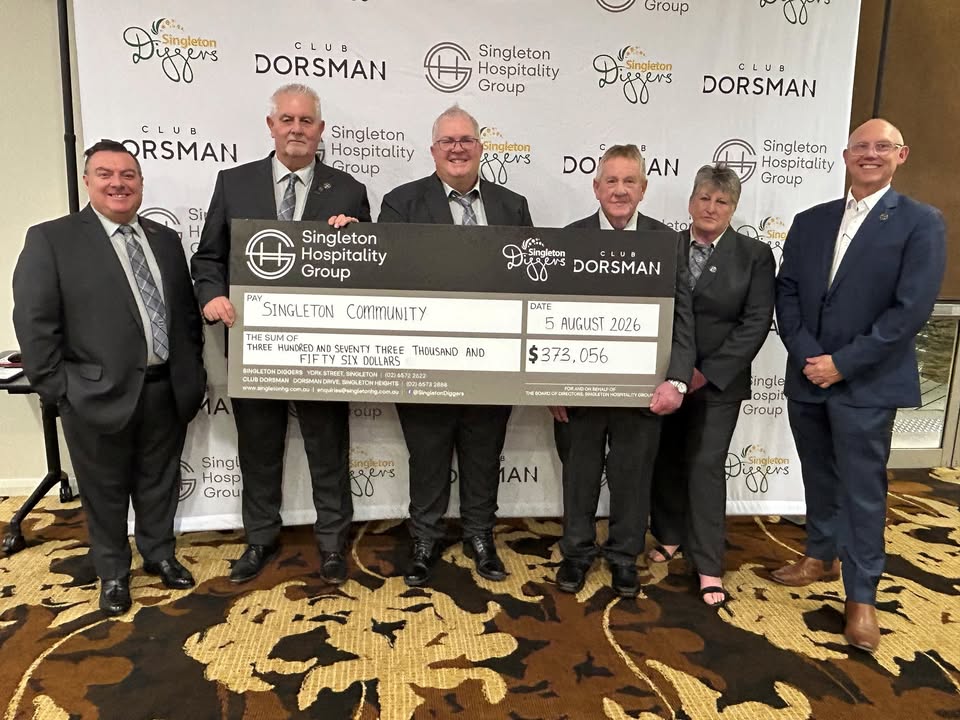 Featured image for “Singleton Diggers ClubGRANTS: $370,000 for Local Community”