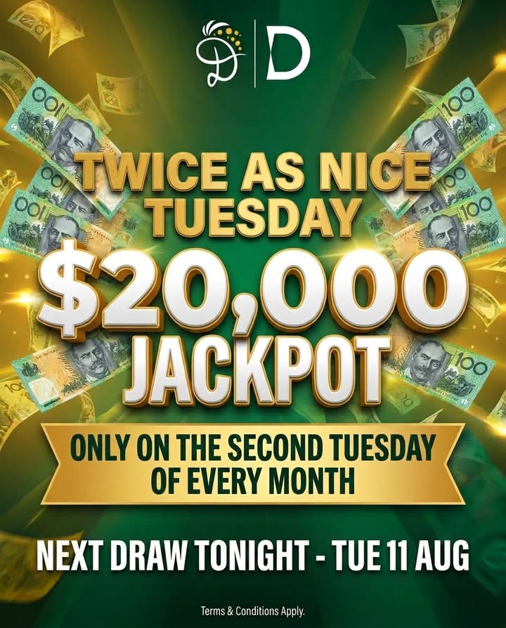 Featured image for “$20,000 Members Mega Draw Tonight at Club Dorsman”