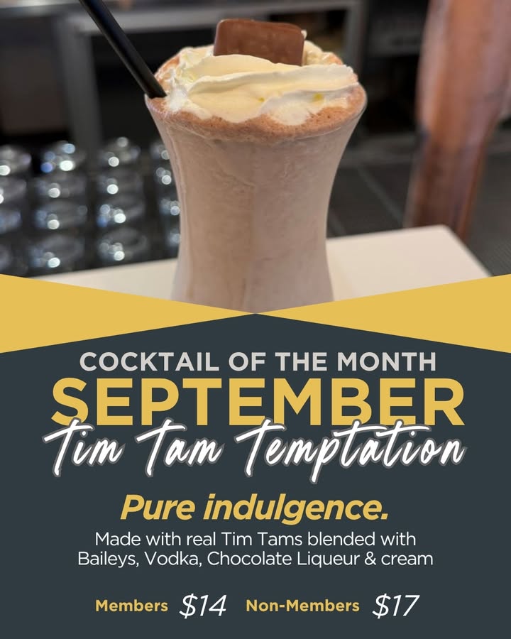 Featured image for “Tim Tam Temptation Cocktail at Club Dorsman This September”