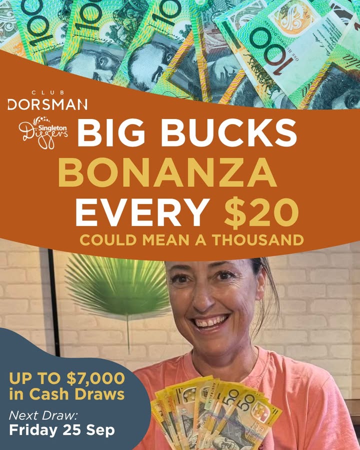 Featured image for “Big Bucks Bonanza Draw at Club Dorsman – Win Up to $7,000”